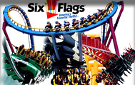 Six Flags Theme Park near Hotel Vicenza